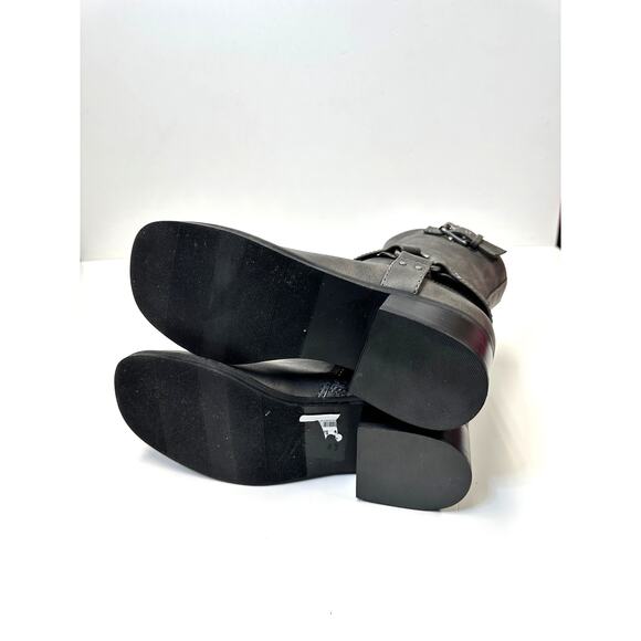 OPEN EDIT Rylan Zip Moto Bootie In Grey Volcano Sz 8 - Picture 10 of 10